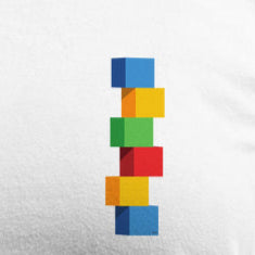 A torre de cubos - Camiseta Confort Masculina e Feminina