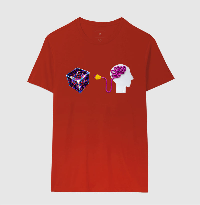 Ligado no cubo mágico - Camiseta Confort Masculina e Feminina