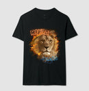 Ruja O Leão - Camiseta Confort Masculina e Feminina (Personalizada) 497146