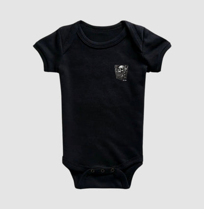 Rock: Bolso da Caveira - Body Baby Unissex