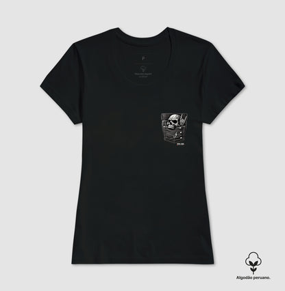 Bolso rock 'n' roll - Camiseta masculina e feminina (algodão peruano)
