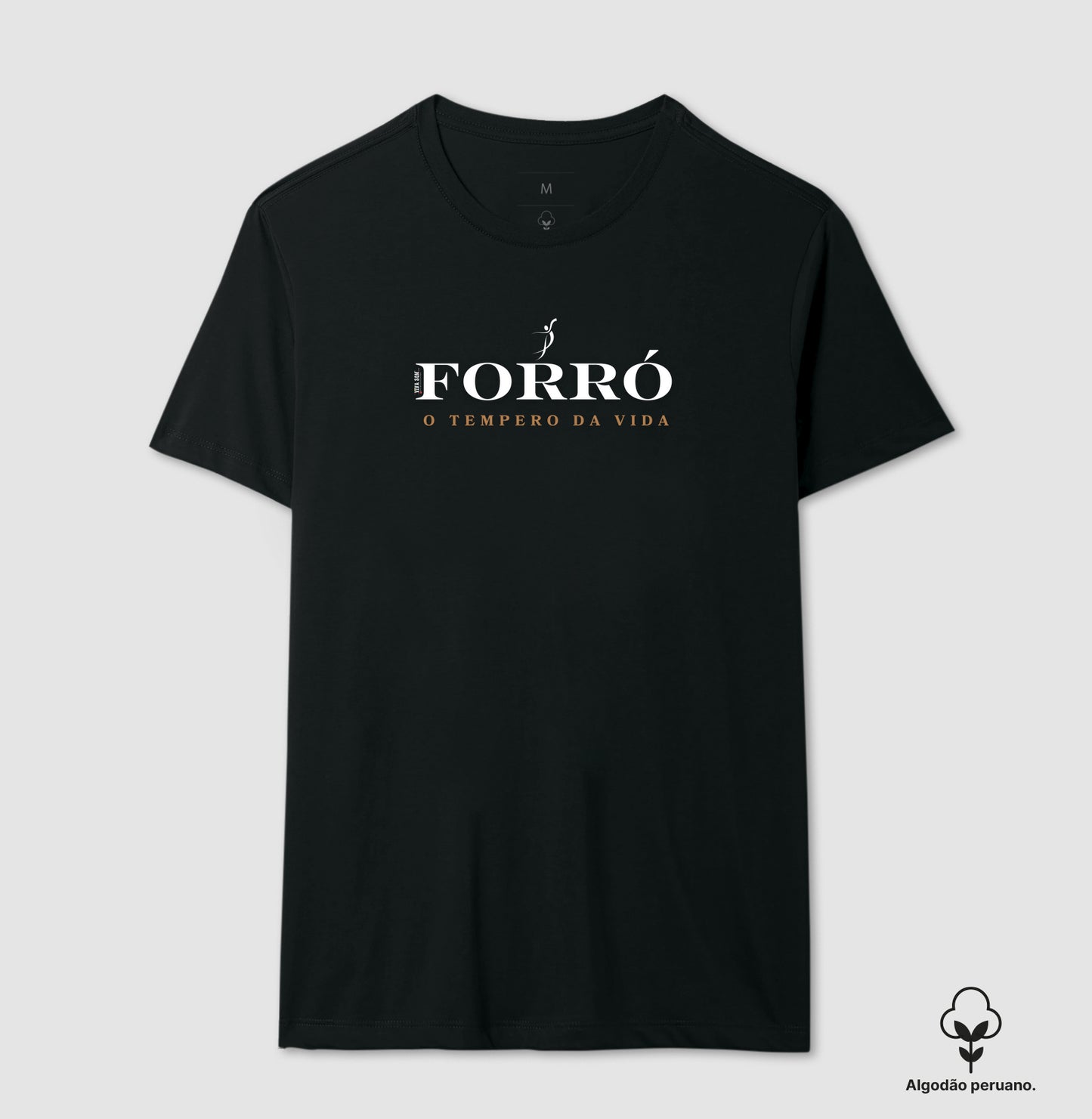 Forró - O tempero da vida - Camiseta chique Algodão Peruano masculina e feminina 497146