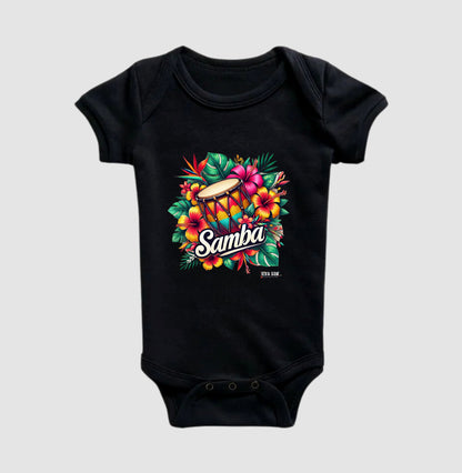 Samba com Flores - Body Baby