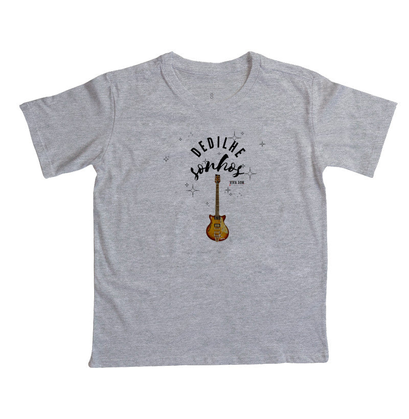 Dedilhe Sonhos - Camiseta Infantil Unissex