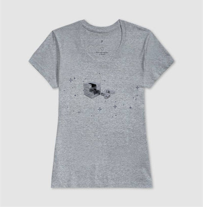 O brilho do cubo mágico - Camiseta Confort Masculina e Feminina