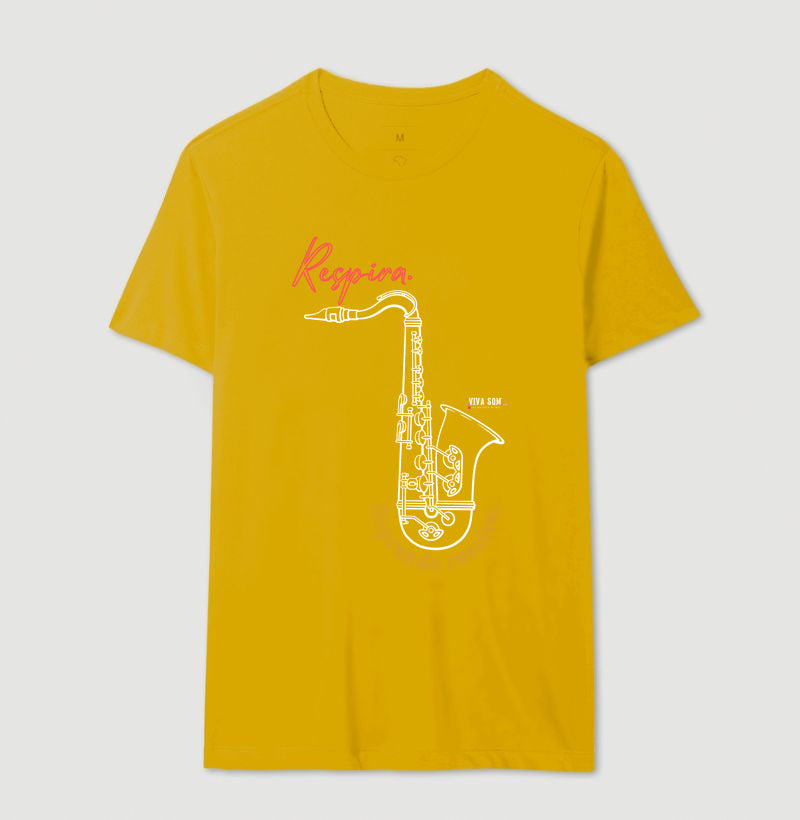 Sax: Soprar resolve - Camiseta ou Baby Look Confort