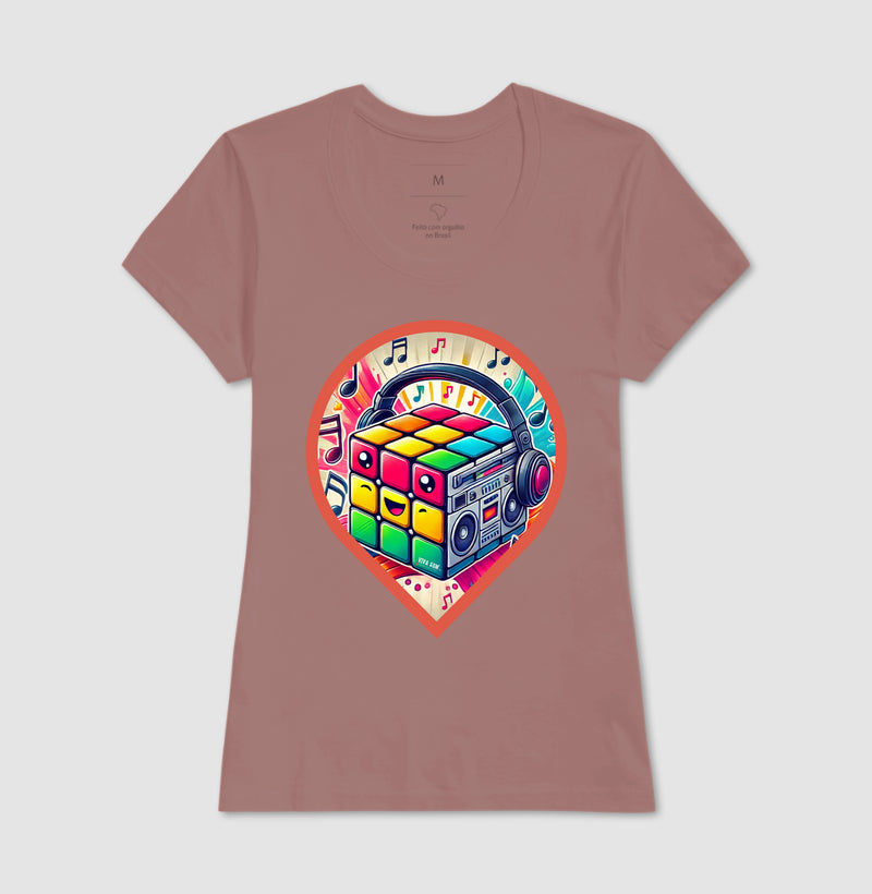 Localização Cubo Mágico - Camiseta Confort Masculina e Feminina