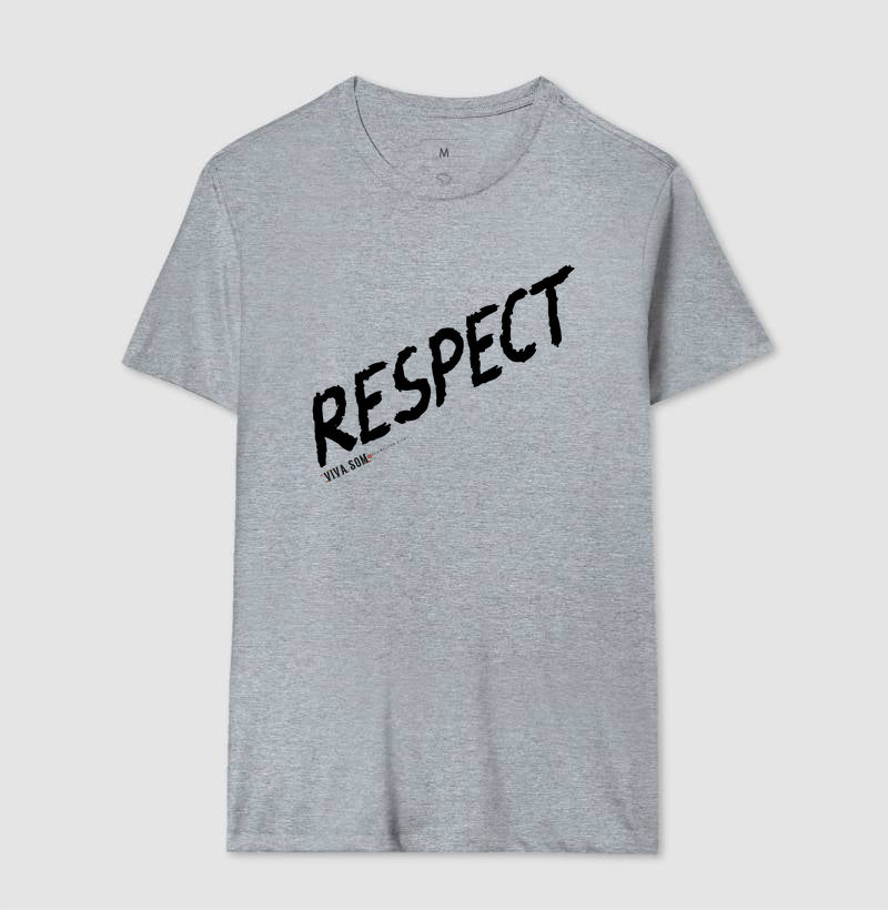 Respect Inspiração- Camiseta Masculina e Feminina Confort