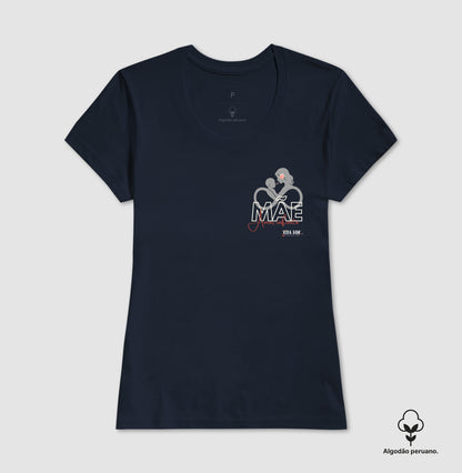 Mãe: Amor infinito -Camiseta e Baby Look ALGODÃO PERUANO