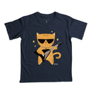 Gato do Rock - Camiseta Infantil 497146
