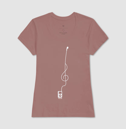 Minimalista Clave de Sol - Camiseta e Baby Look Confort Masculina e Feminina