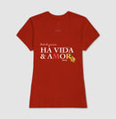 Música vida e amor - Camiseta Confort Feminina e Masculina 497146