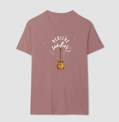 Dedilhe Sonhos - Camiseta Confort Masculina e Feminina