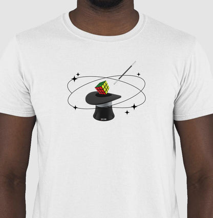 A mágica do cubo mágico - Camiseta Confort Masculina e Feminina