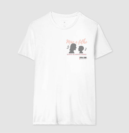 Mãe e Filho: O dueto  - Lateral - Camiseta e Baby Look Confort M e F
