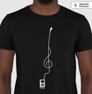 Minimalista Clave de Sol - Camiseta e Baby Look Algodão Peruano Masculina e Feminina 497146