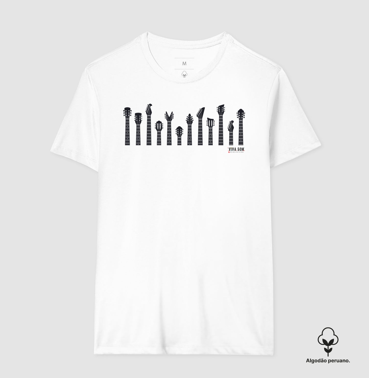 Rock: O Poder da Haste Sofisticada - Camiseta Algodão Peruano Masculina e Feminina
