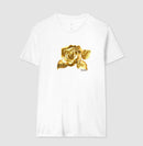 Camiseta Confort Rosa de Ouro- Camiseta Confort (100% algodão) Clássica e Baby Look 497146