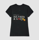 Música vida e amor - Camiseta Confort Feminina e Masculina 497146
