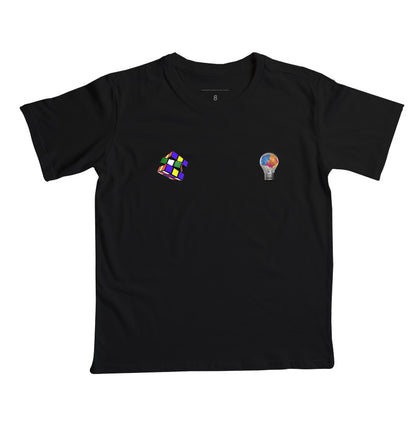 A lâmpada e o Cubo Mágico - Camiseta Infantil