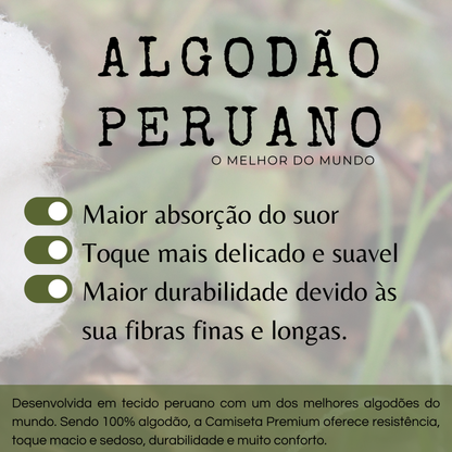 Forró - O tempero da vida - Camiseta chique Algodão Peruano masculina e feminina
