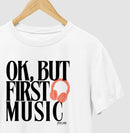 Camiseta Ok Buy First Fone 100% algodão modelo clássico masculino