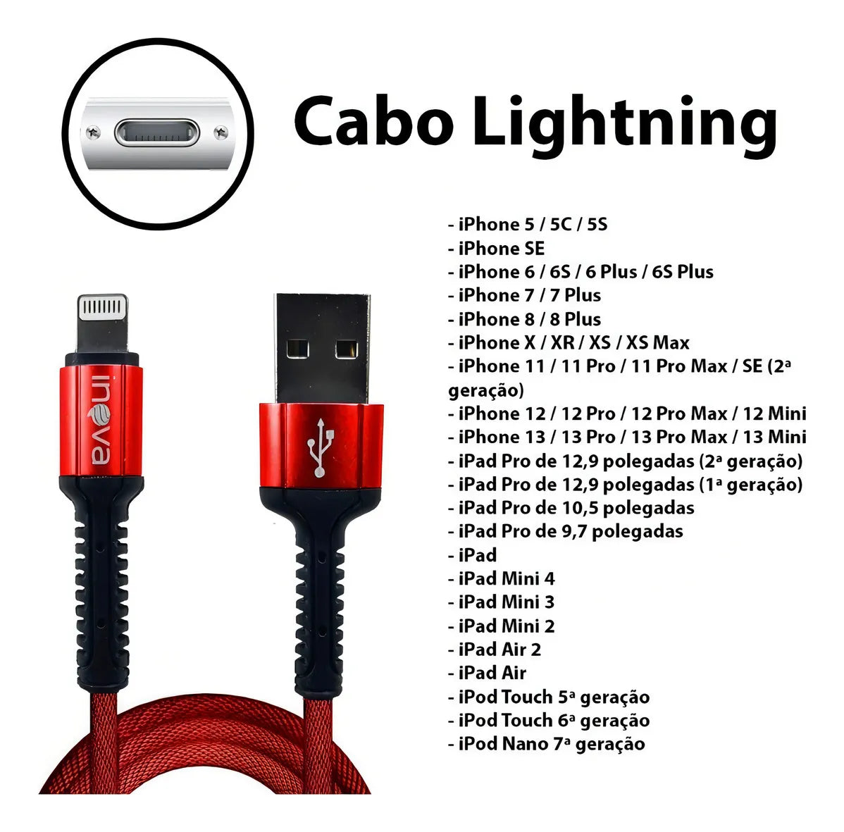 Cabo de Carregamento de Celular _ Tipo C, Micro Usb e I-phone