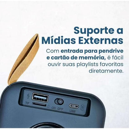 Viva Som Play - Mini Caixa 5w de Som Bluetooth Viva Som