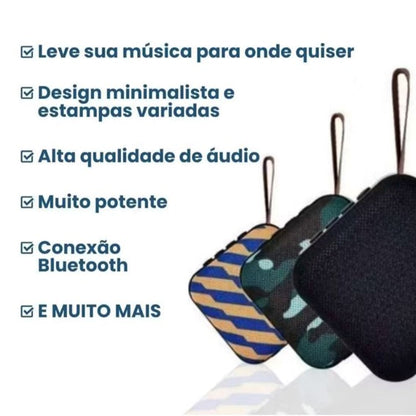 Viva Som Play - Mini Caixa 5w de Som Bluetooth Viva Som