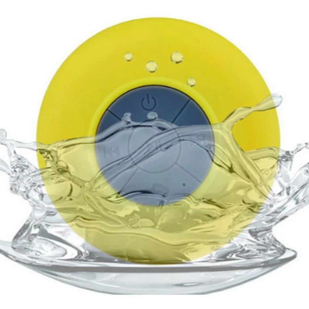 Caixa de Som Bluetooth Portátil AQUABOOM Ventosa à Prova d’Água
