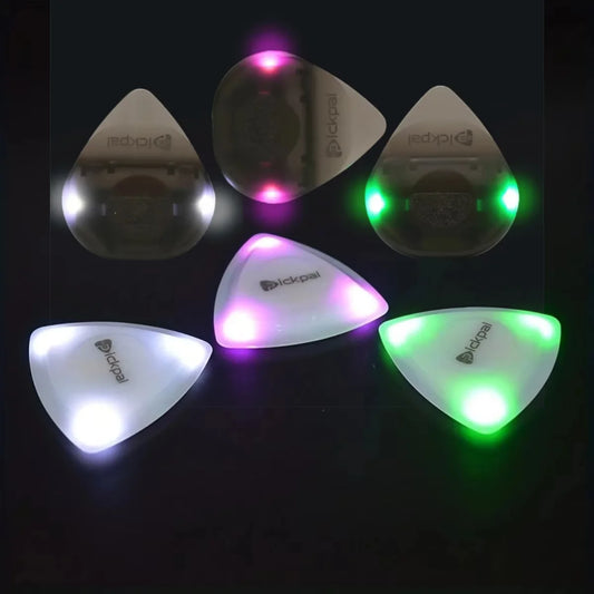 Palheta LED Guitarra STAR – Palheta Iluminada para Instrumentos de Corda