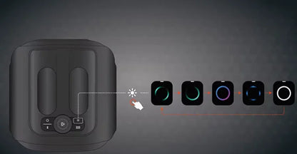 Karaokê JBL – Caixa de Som Portátil com Dois Microfones