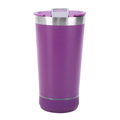 Copo Drink & Play - Copo em inox com caixa de som integrada