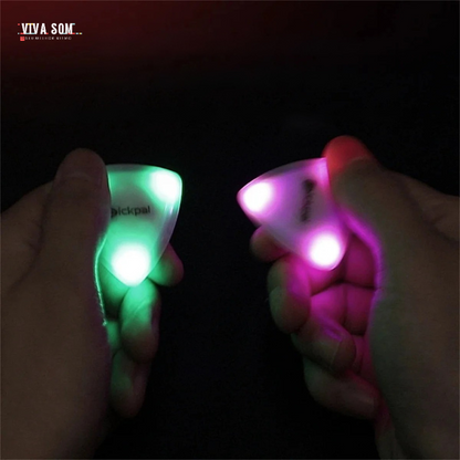 Palheta LED Guitarra STAR – Palheta Iluminada para Instrumentos de Corda