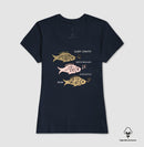 Peixes Cantores “Quem Canta, Seus Males Espanta - Camiseta Algodão Peruano Clássica e Baby Look 497146