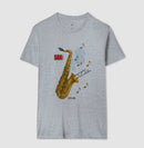 Sax: Porque gritar não tem melodia - Camiseta e Baby Look Confort 497146