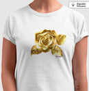 Camiseta Chique Rosa de Ouro Plena - Algodão Peruano 497146