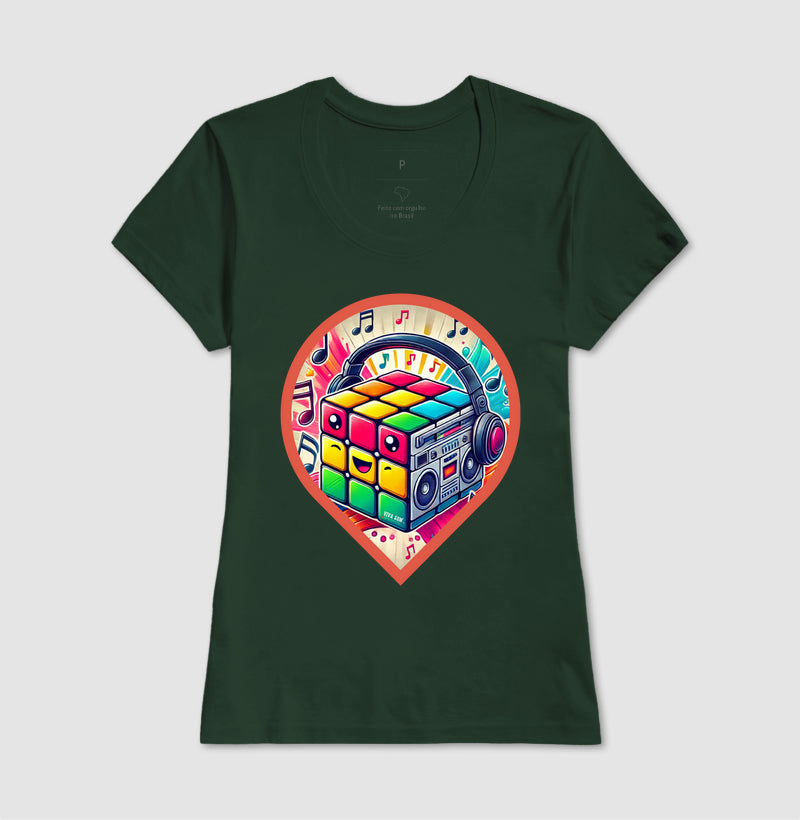 Localização Cubo Mágico - Camiseta Confort Masculina e Feminina