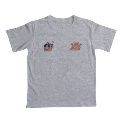 O cérebro e o cubo mágico - Camiseta infantil