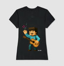 Violonista no Pixel - Camiseta infantil 497146