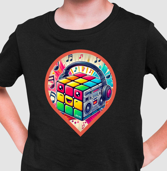 Localização Cubo Mágico - Camiseta infantil