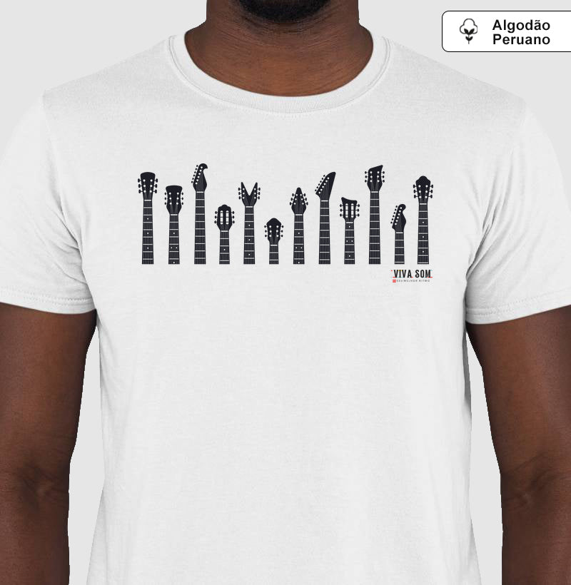 Rock: O Poder da Haste Sofisticada - Camiseta Algodão Peruano Masculina e Feminina