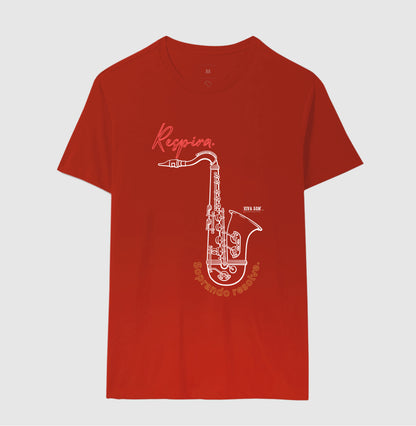 Sax: Soprar resolve - Camiseta ou Baby Look Confort
