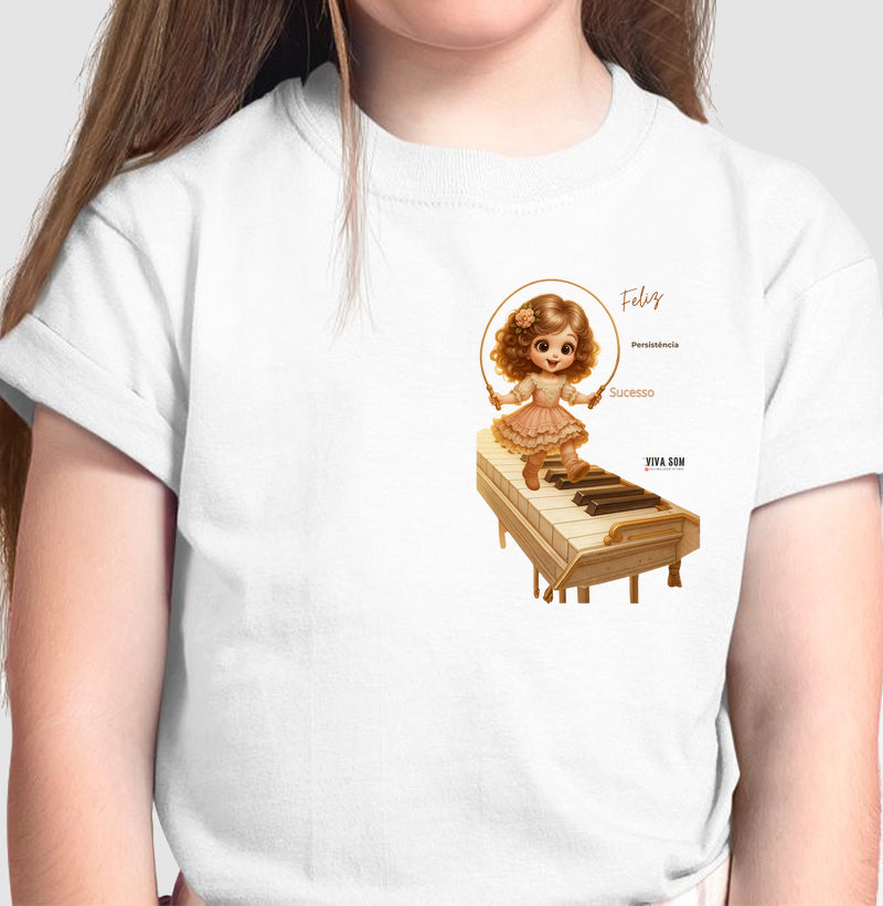 Brincar e Tocar igual a aprender _ Camiseta Infantil 497146