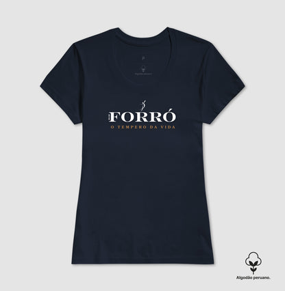 Forró - O tempero da vida - Camiseta chique Algodão Peruano masculina e feminina 497146