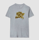 Rosa de Ouro Ampla - Camiseta confort Feminina 497146