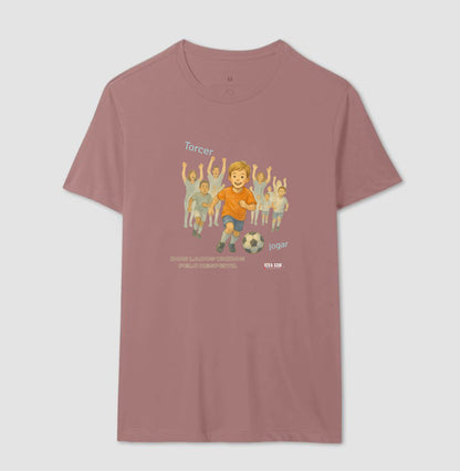 Futebol - Torcer e Jogar  - Camiseta Masculina(clássica) Feminina (baby look)