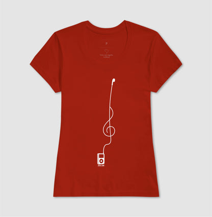 Minimalista Clave de Sol - Camiseta e Baby Look Confort Masculina e Feminina
