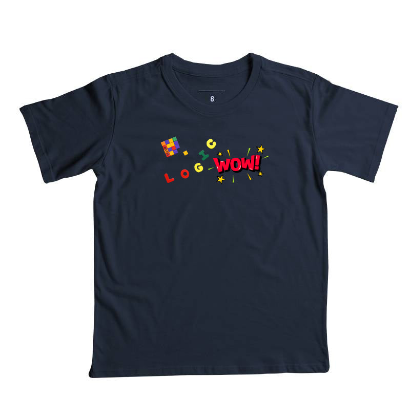 Uau! A lógica do Cubo Mágico - Camiseta infantil