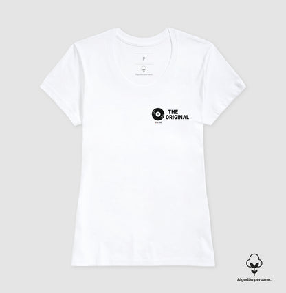 Algodão peruano - Pai, o original - Emblema lateral - Camiseta Masculina(clássica) Feminina (baby look)